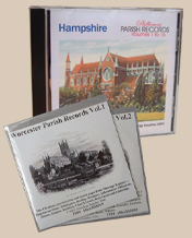 Hampshire and WOrcestershire Parish Records on CD